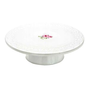 Nuova R2S La Belle Maison Cake Stand White and Pink 26cm Nuova R2S La Belle Maison Cake Stand White and Pink 26cm